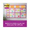 Post-it Notes Super Sticky 8 in. x 6 in. Meeting Notes - Energy Boost Collection Colors (4/Pack)